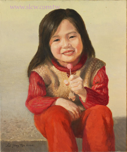 賴英澤人像畫_甜蜜時光_protrait _Painted by Lai Ying-Tse_SLCW