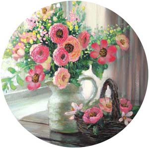 窗邊茶花