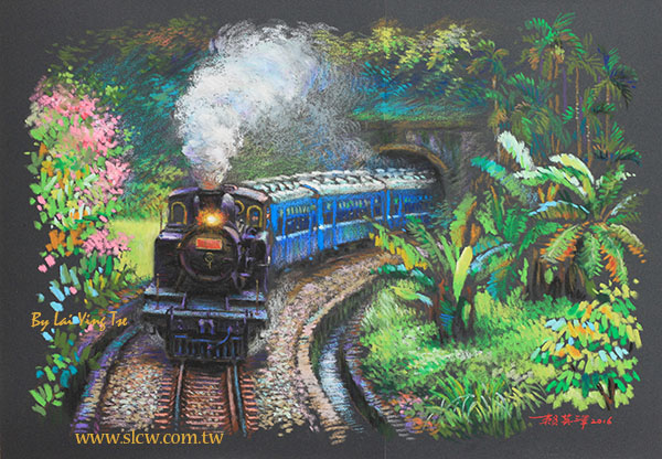 . 蒸騰穿梭──內灣線合興隧道 A Steam Train CK101 Going Through Hesing Tunnel, Neiwan Line_Taiwan